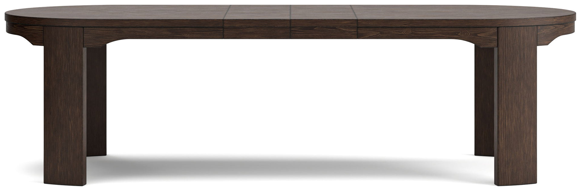 Neo - Oval Dining Room Extension Table - Rich Brown