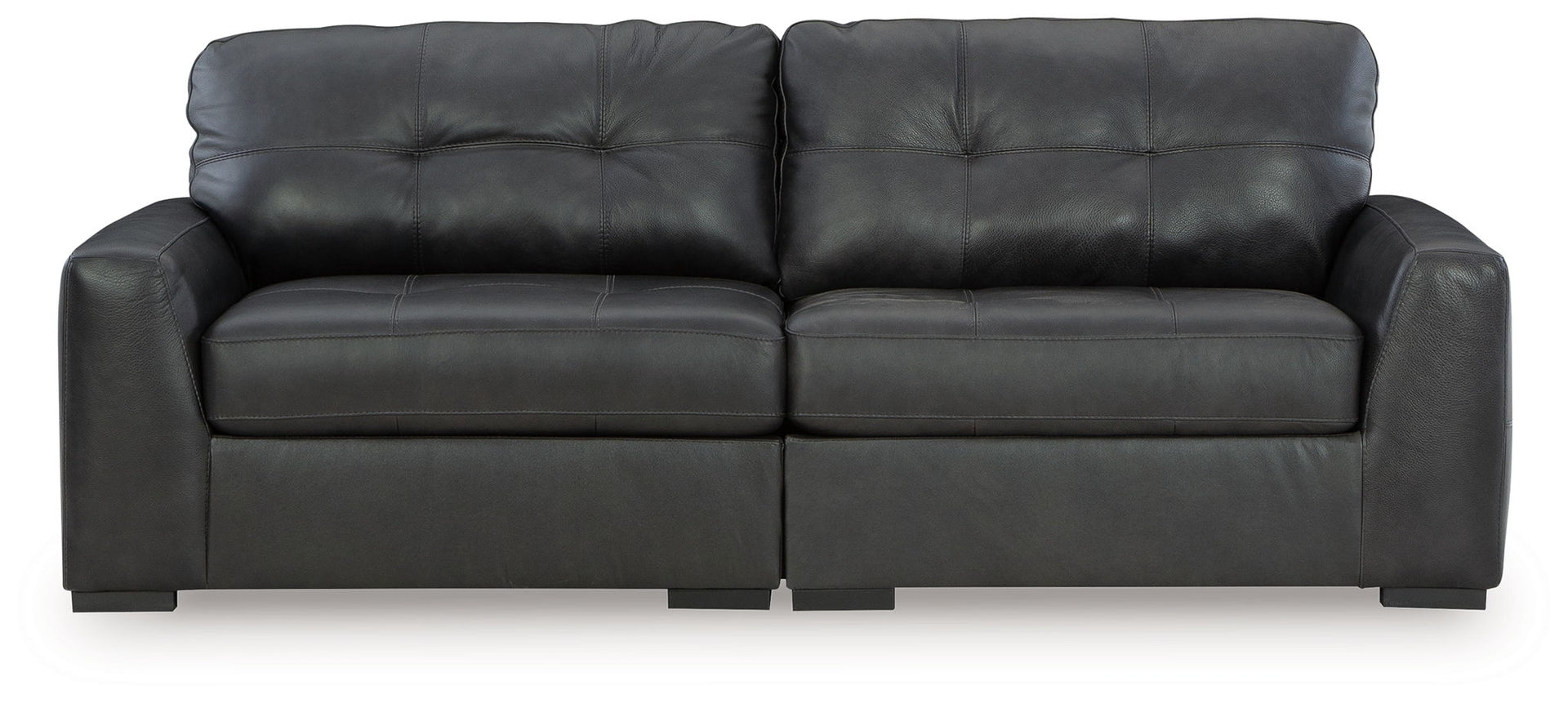 Brindley Pier - 2-Piece Sectional Loveseat - Fog