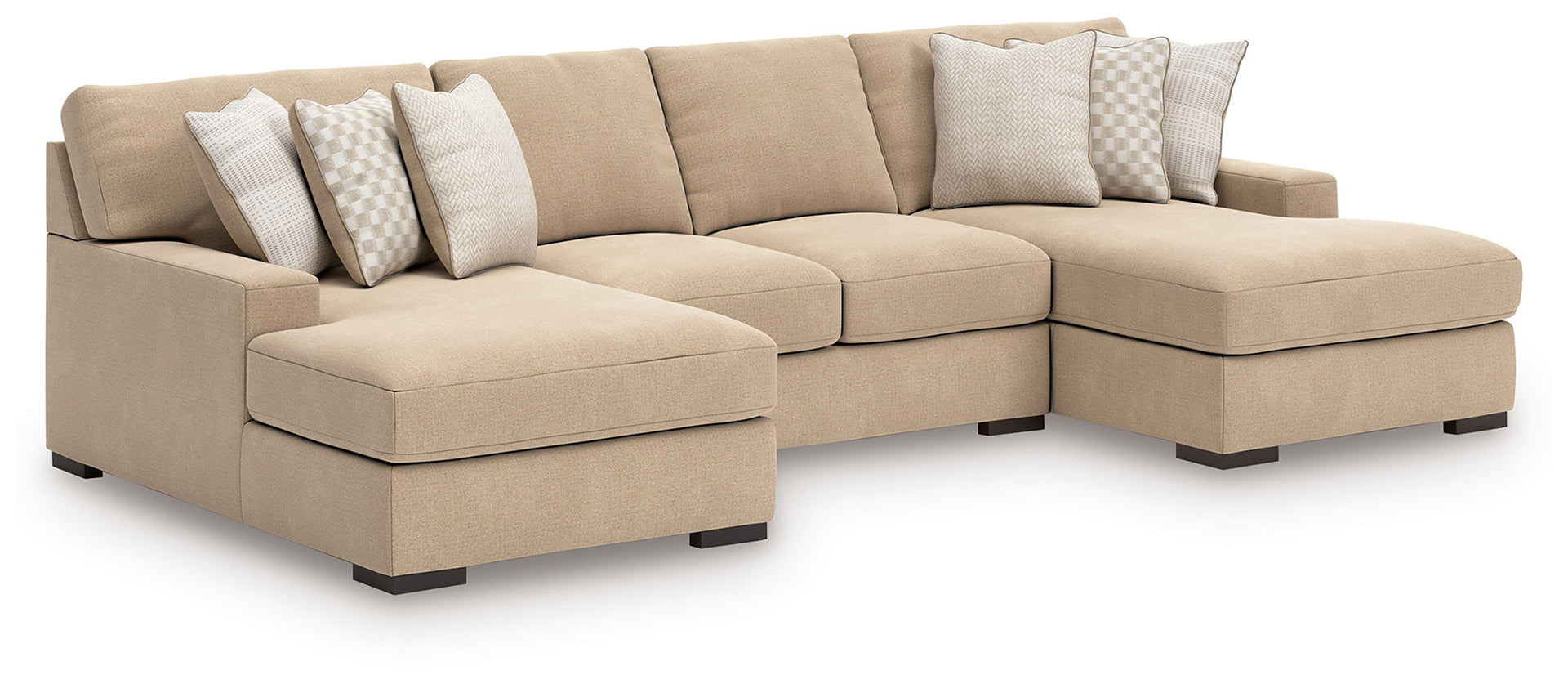 Larce - 3-Piece Sectional With Laf Corner Chaise And Raf Corner Chaise - Dune