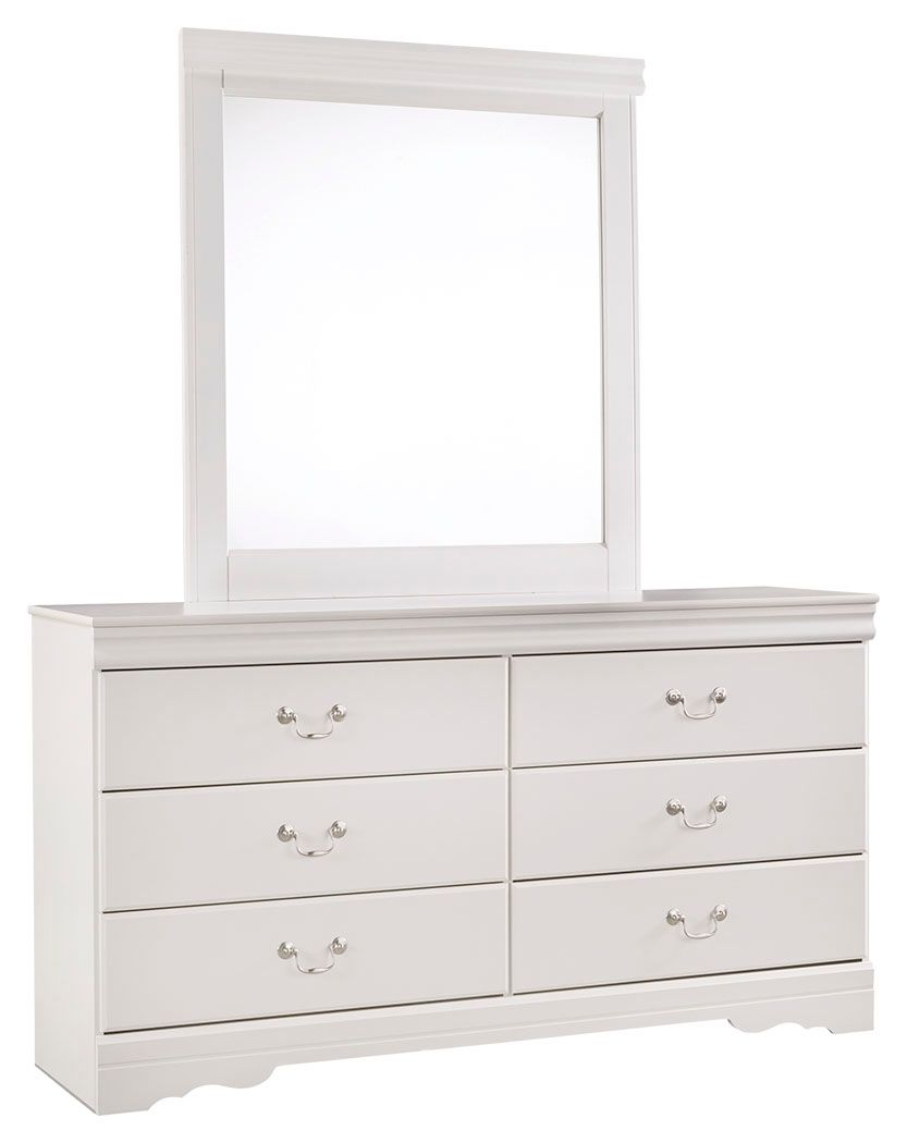 Anarasia - Dresser, Mirror - White