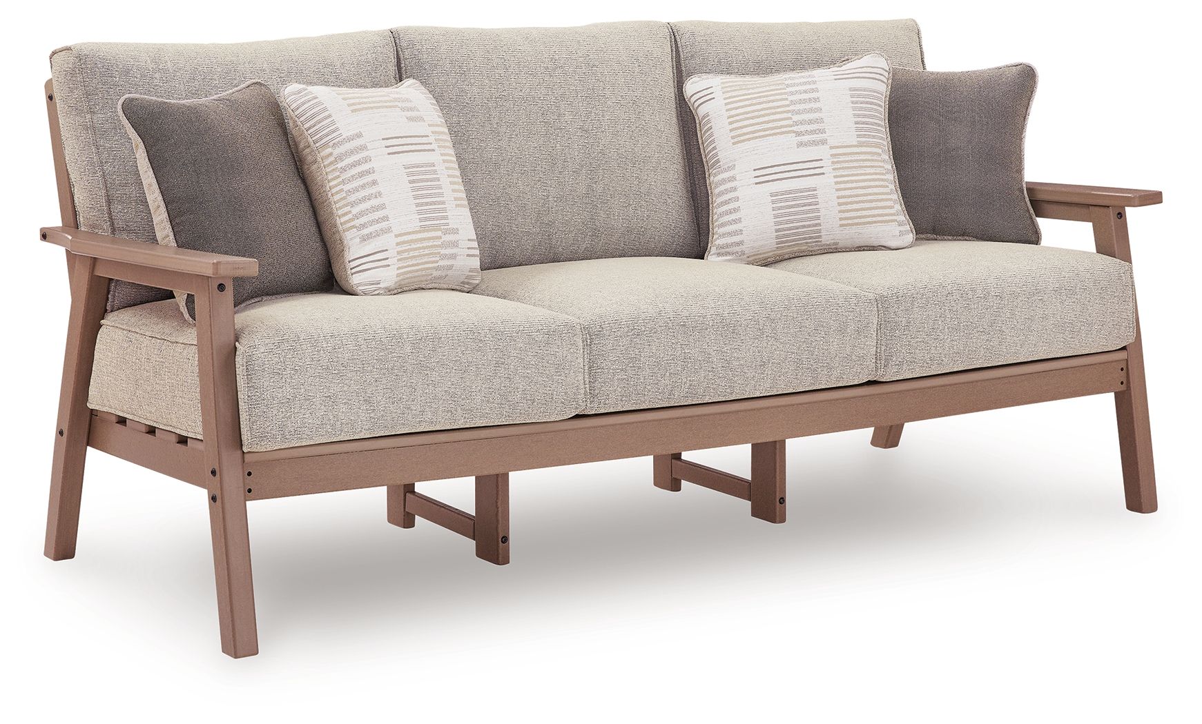 Cliffs Beach - Sofa With Cushion - Driftwood