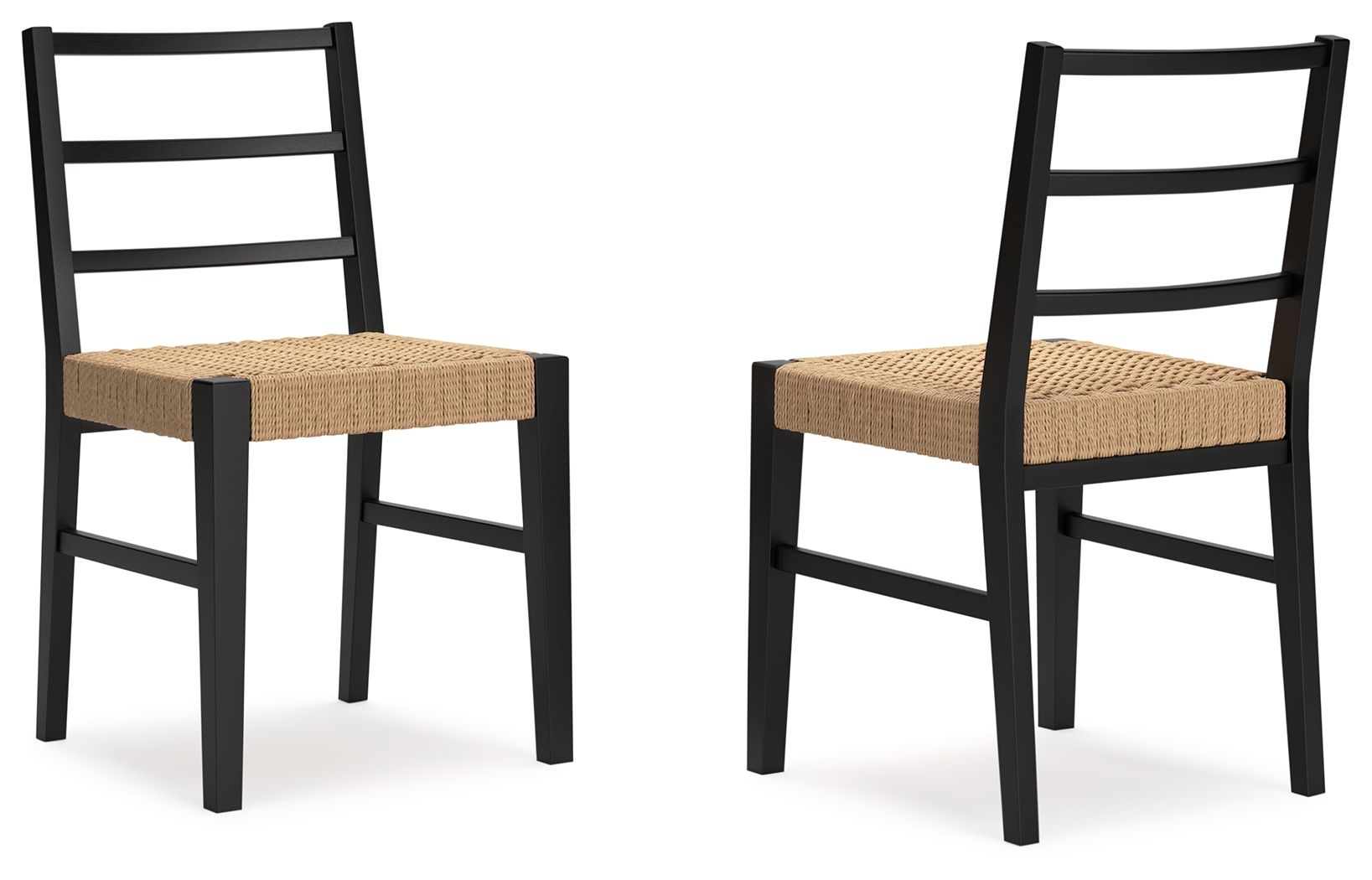 Isanti - Dining Room Side Chair - Light Brown / Black