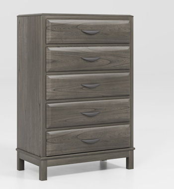 Triscanna - Five Drawer Chest - Gray