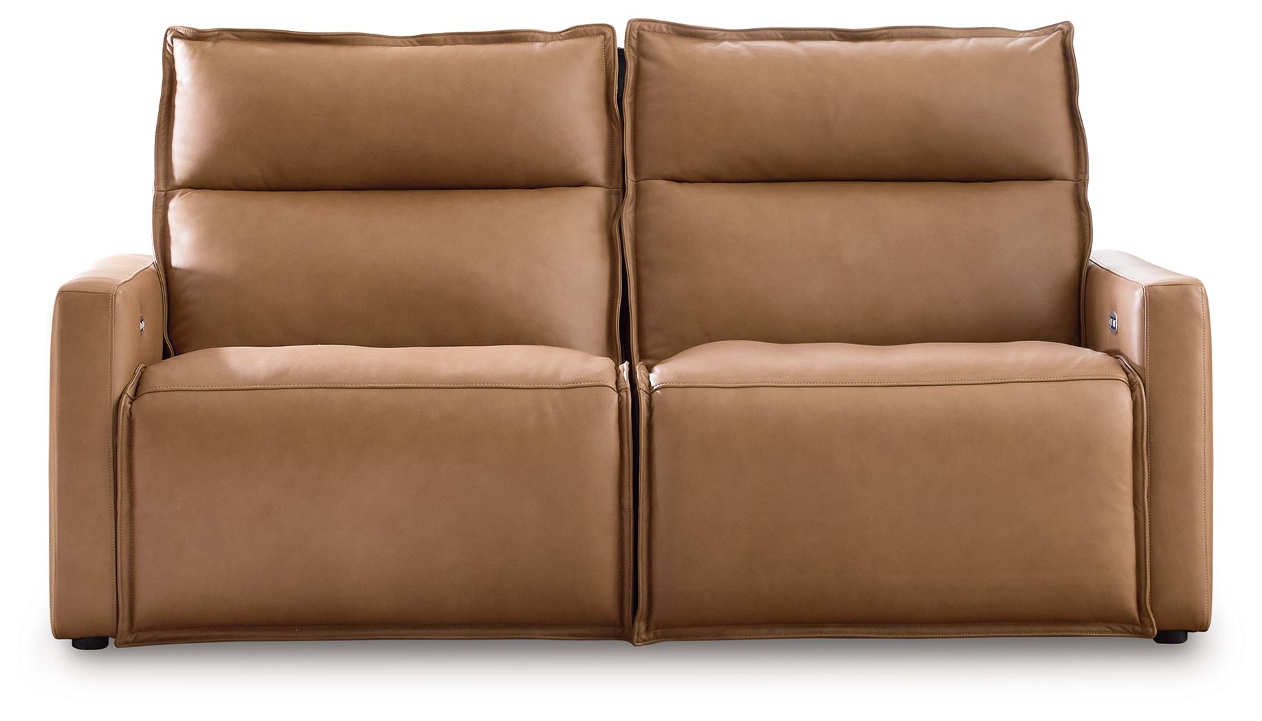 Arrington - 2-Piece Power Reclining Loveseat - Butternut