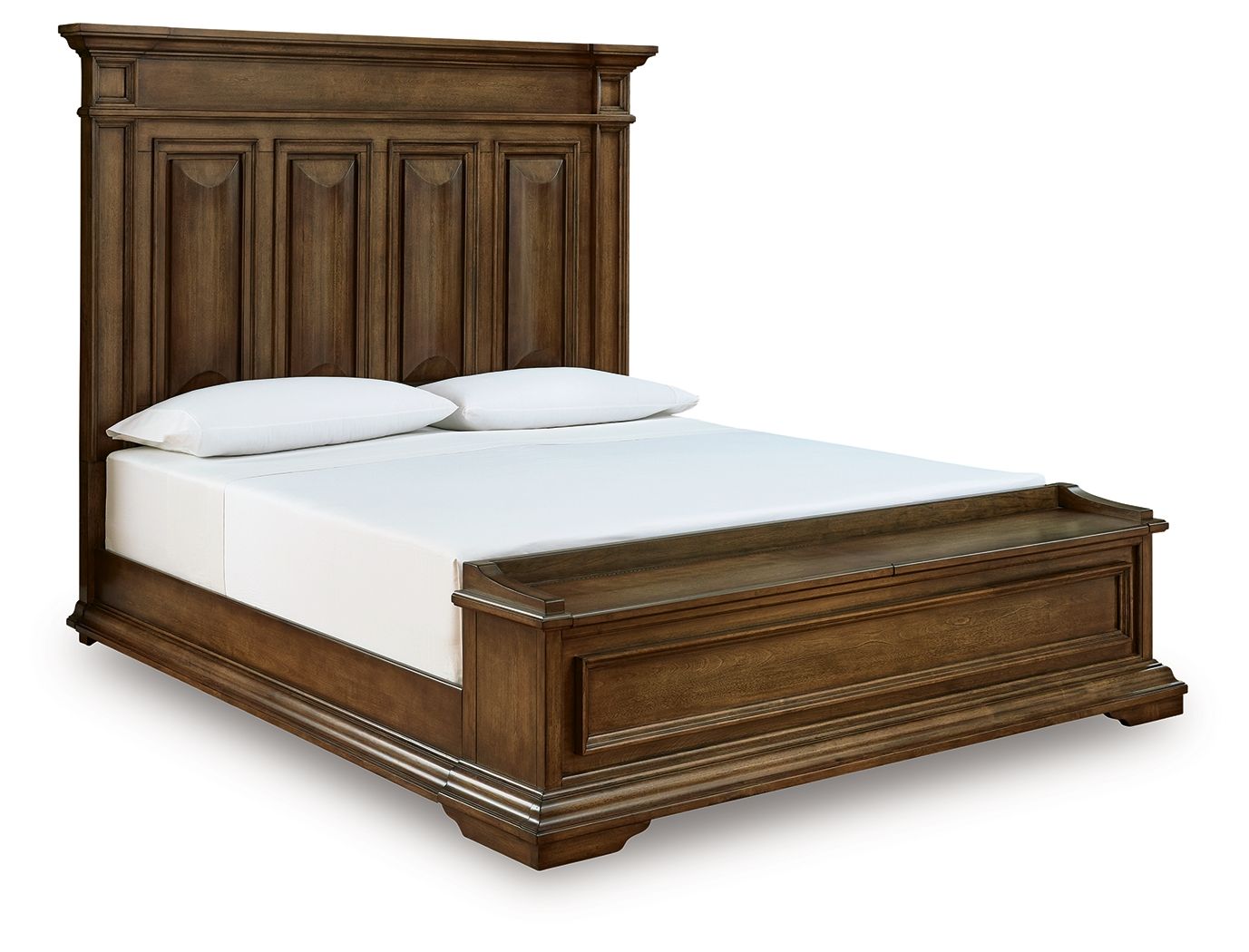 Channley - King Panel Storage Bed - Brown