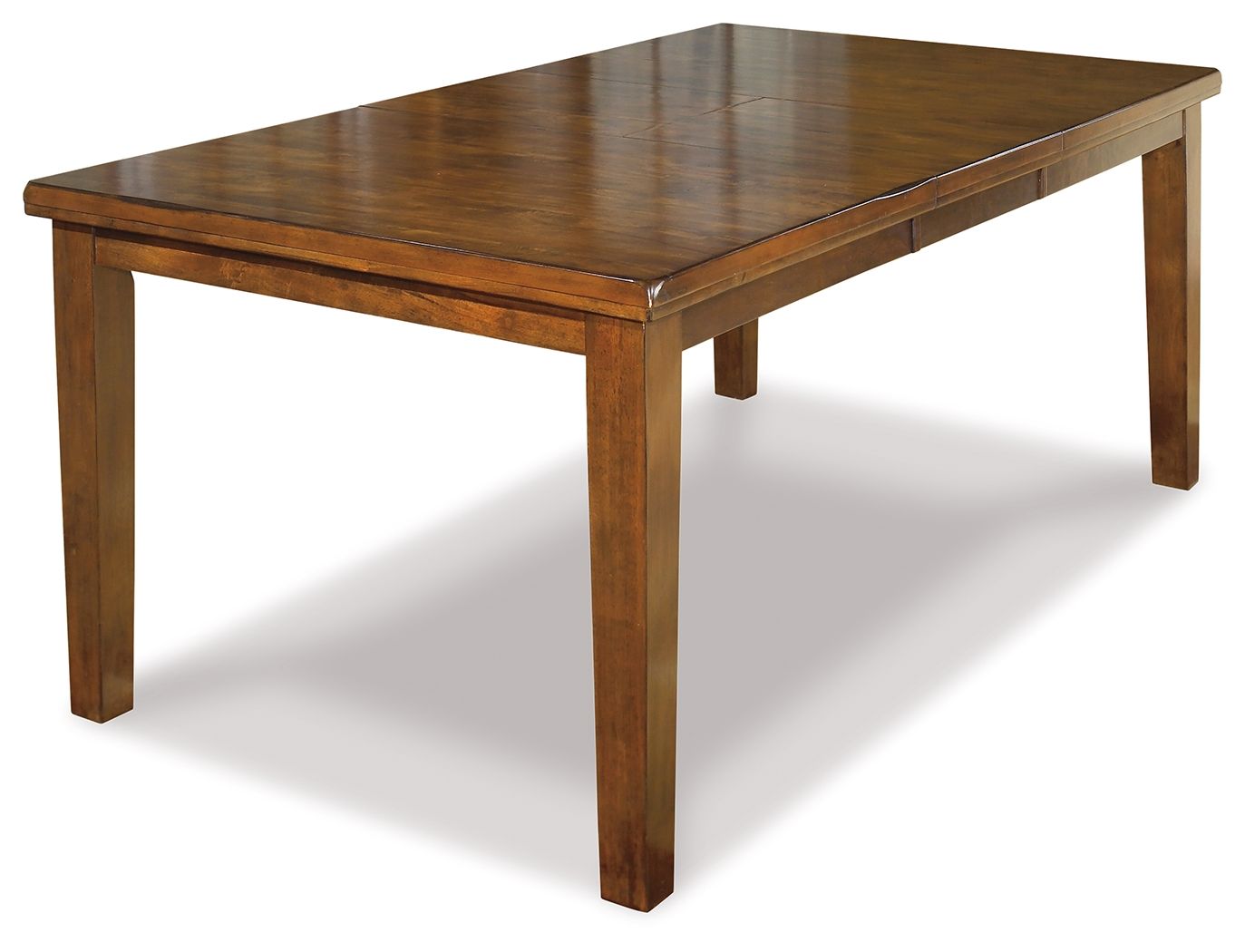 Ralene - Rectangular Dining Room Butterfly Extension Table - Medium Brown