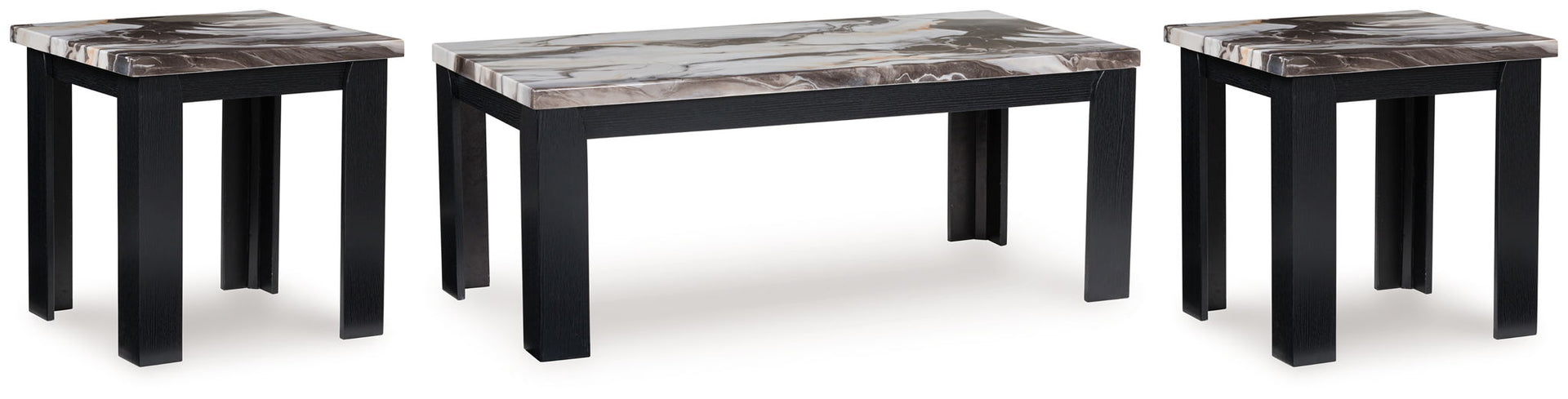 Jazmore - Occasional Table Set (Set of 3) - Dark Brown