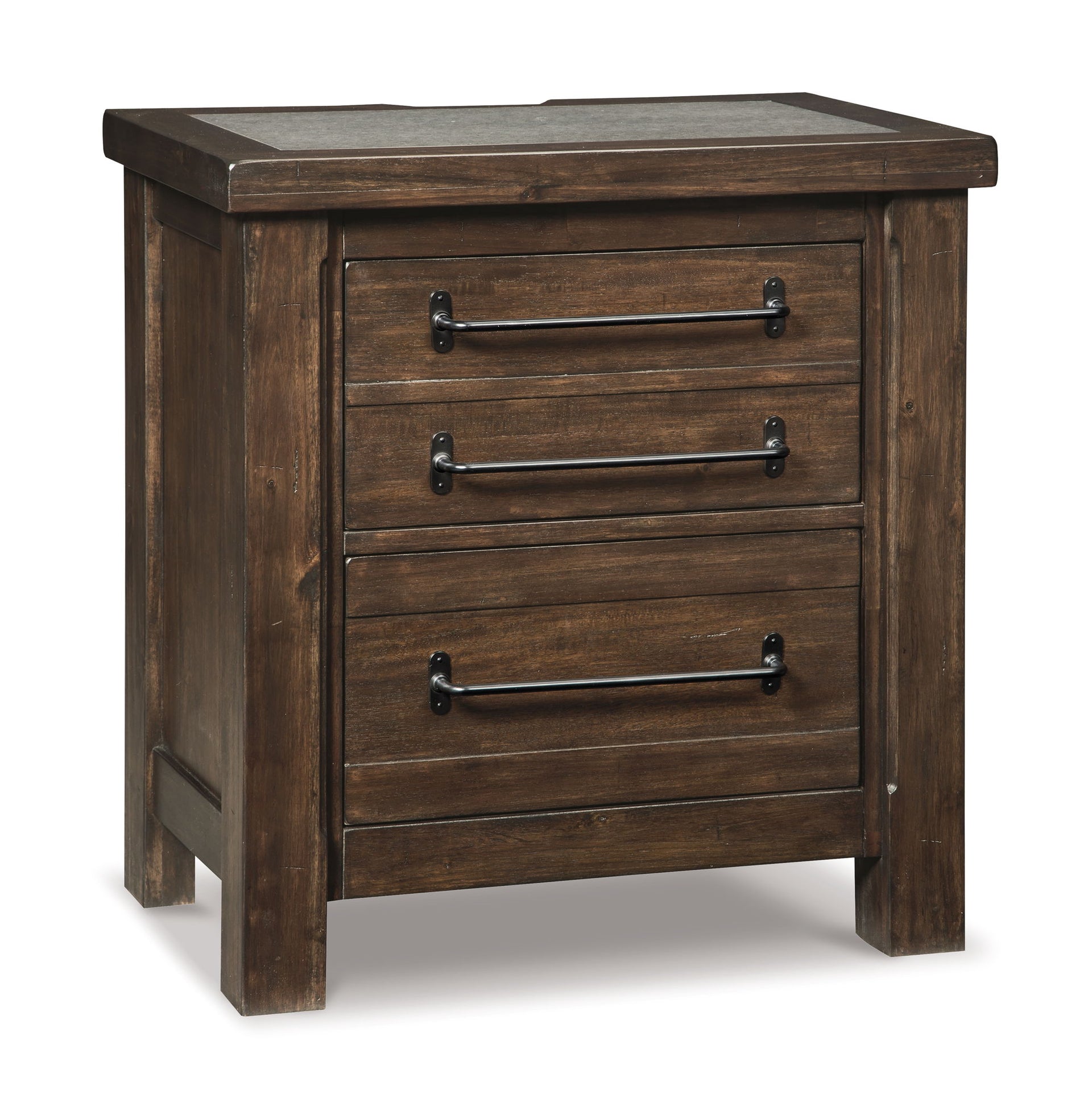 Starmore - Two Drawer Night Stand - Brown Dark