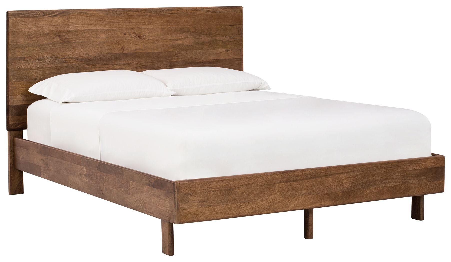Isanti - Queen Panel Bed - Light Brown
