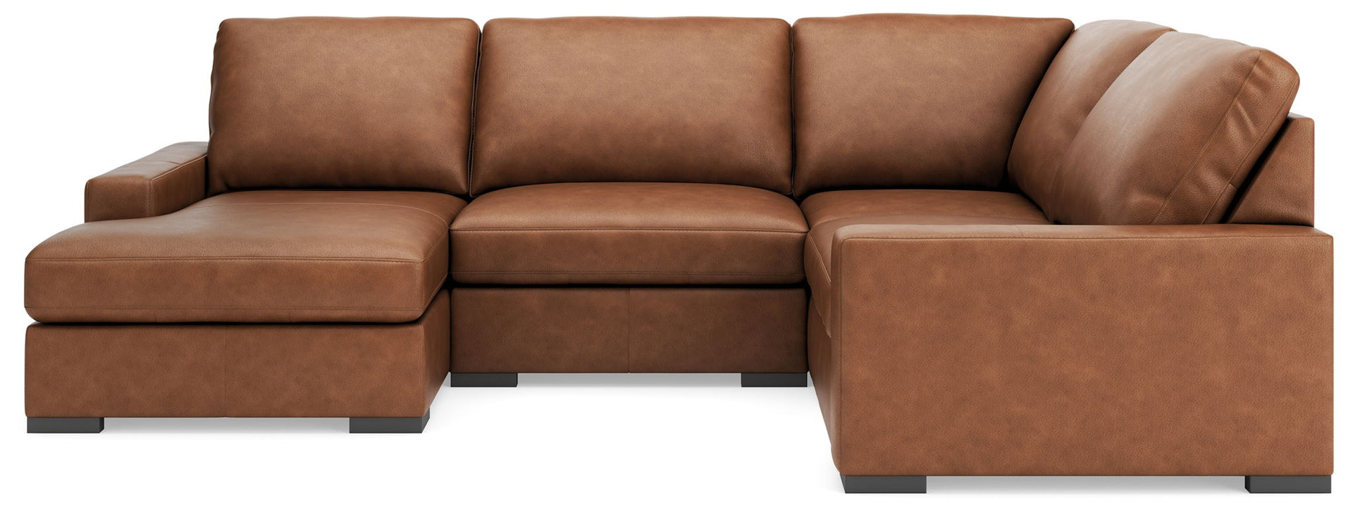 Calden - 4-Piece Sectional With LAF Corner Chaise - Caramel