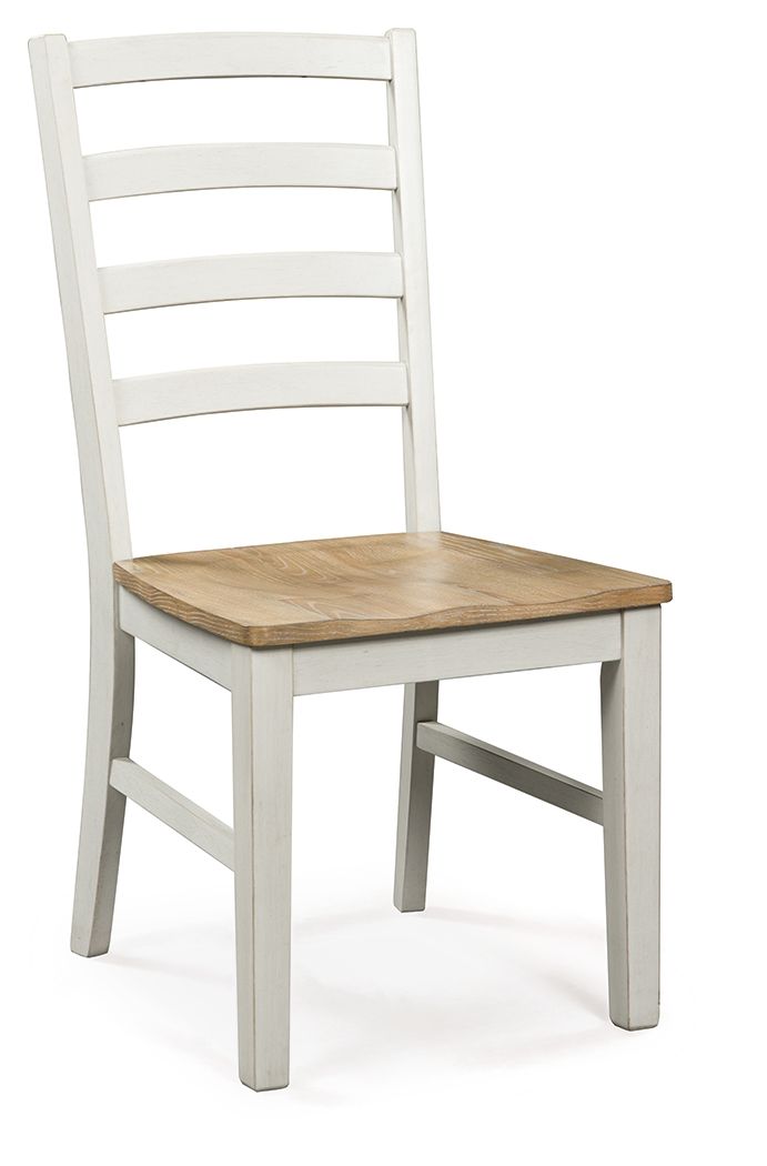 Westlinport - Dining Room Side Chair (Set of 2) - Antique White / Natural