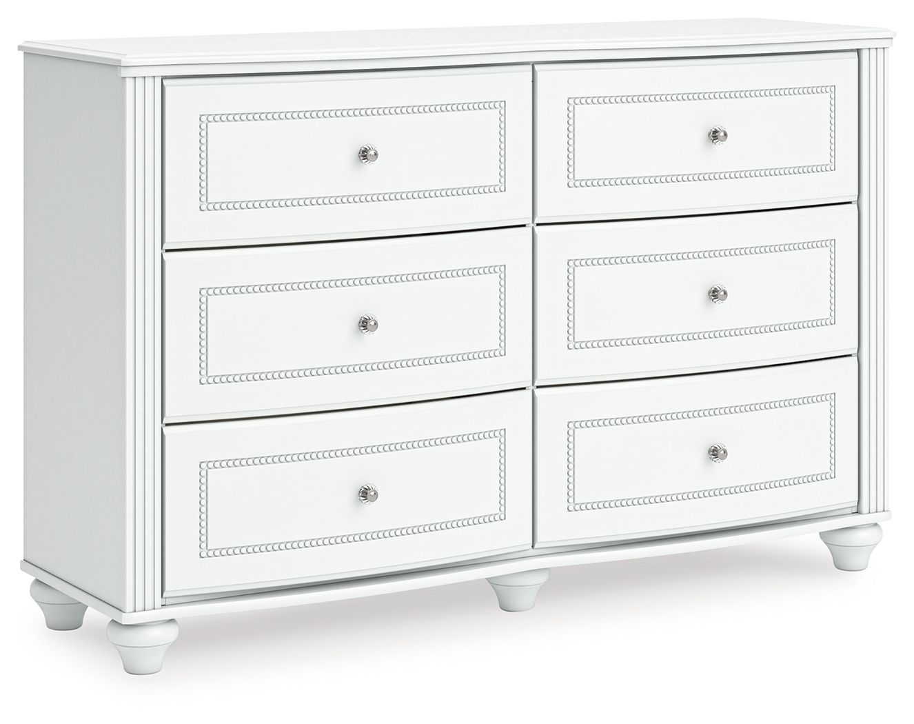 Maylilly - Six Drawer Dresser - White