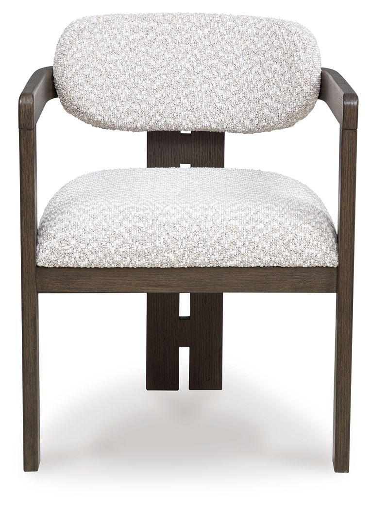 Neo - Dining Upholstered Arm Chair (Set of 2) - Rich Brown