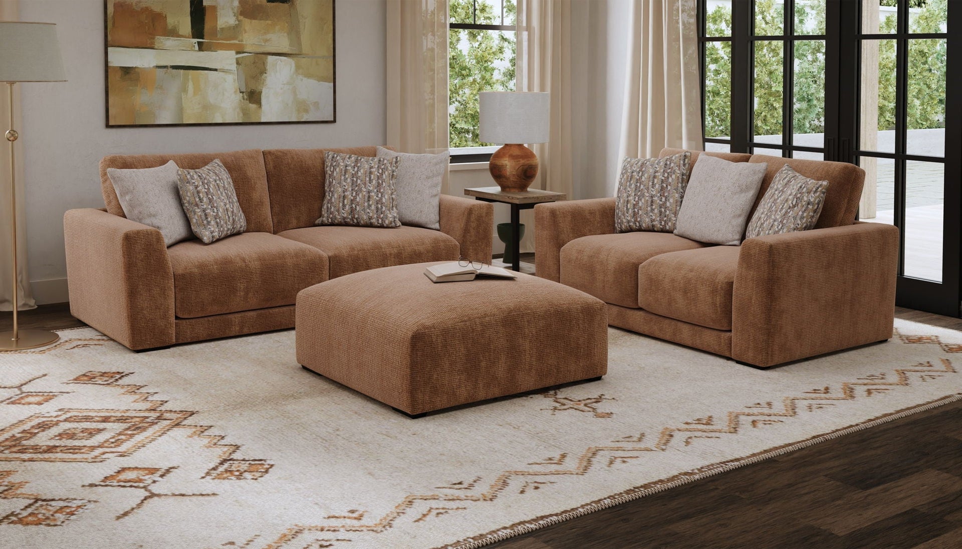Silas - Loveseat - Mocha