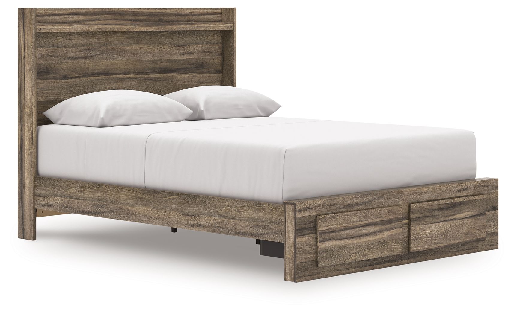 Baystorm - Queen Panel Storage Bed - Brown