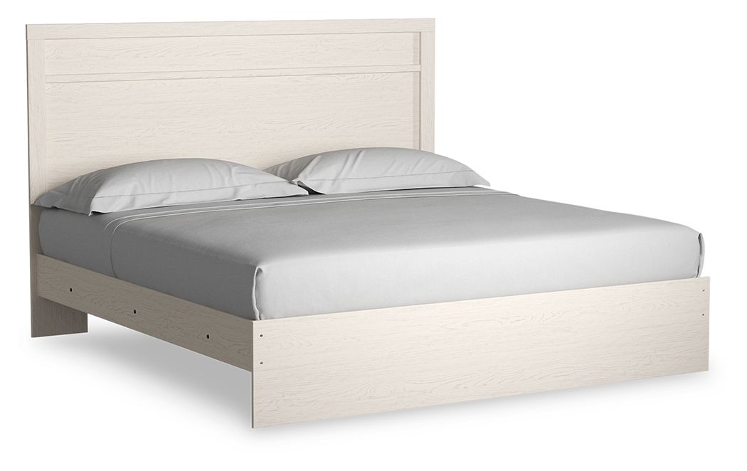 Stelsie - King Panel Bed - White