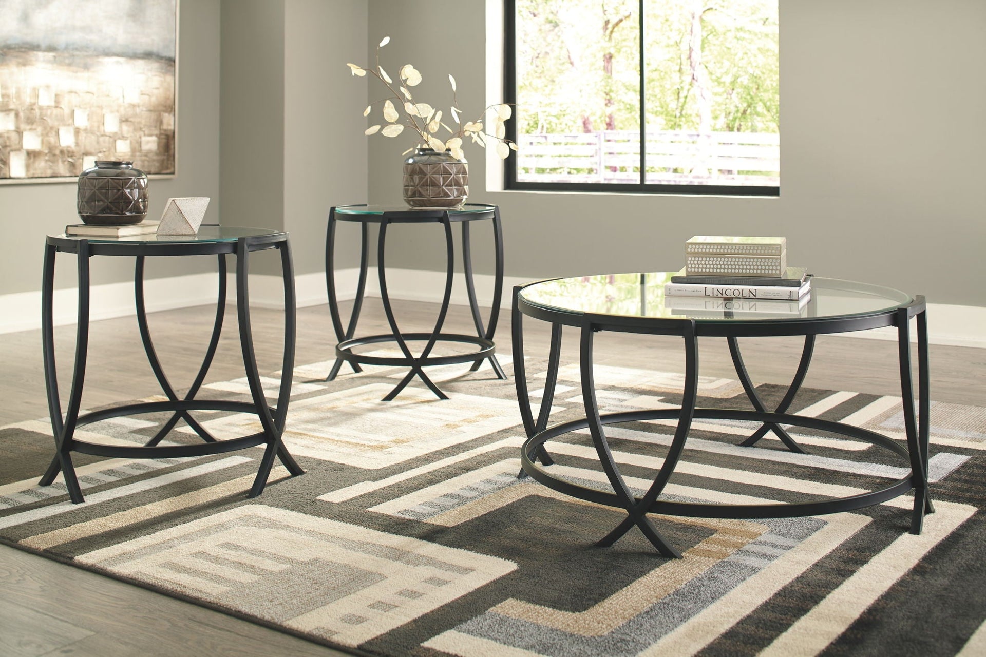 Tarrin 3-Piece Table Set