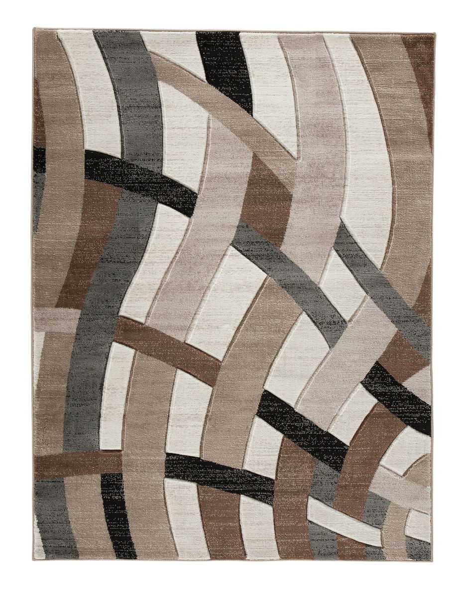 Jacinth Brown Large Rug - Ashley shop at  Furniture