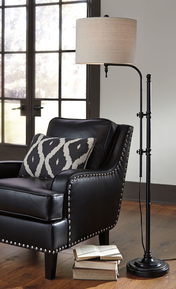 Anemoon Black Metal Floor Lamp (1/CN) - Ashley shop at  Furniture