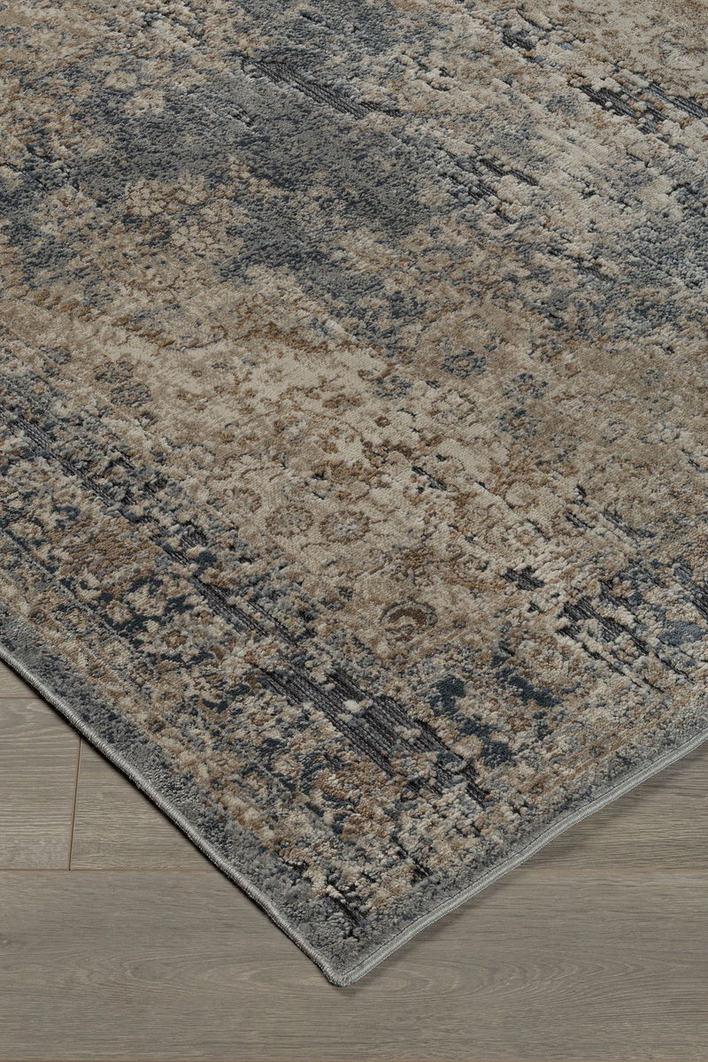 South Blue/Tan Large Rug - Ashley shop at  Furniture