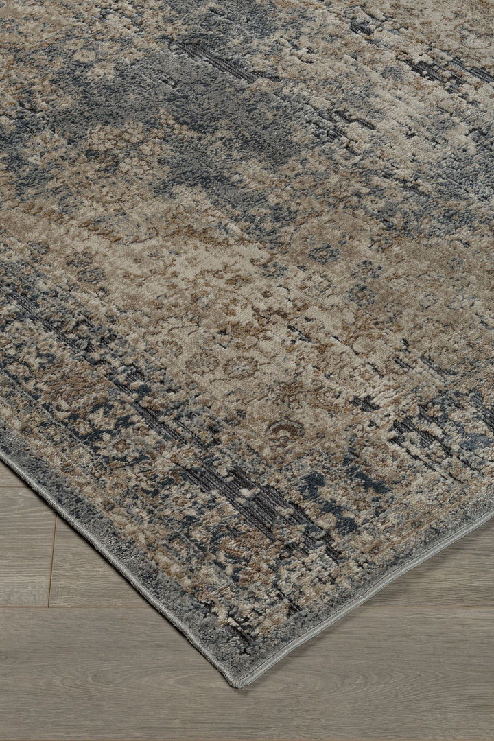 South Blue/Tan Large Rug - Ashley shop at  Furniture