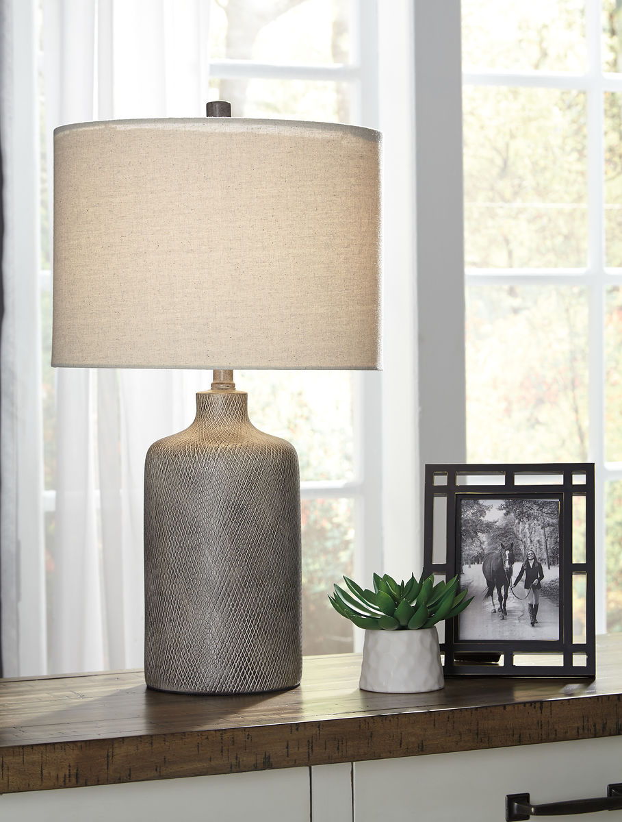 Linus- Antique Black Ceramic Table Lamp (1/CN) - Ashley shop at  Furniture
